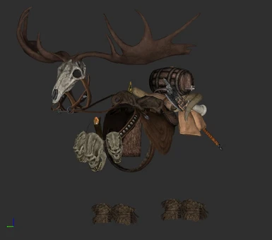 With my other retextures, deer skull and antlers and troll skull