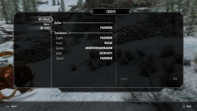 burn freeze shock effects for sse patch