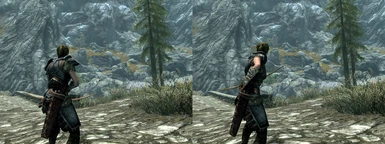 Replaced Battleaxe Warhammer And Quiver Position For Xpmsse At Skyrim Special Edition Nexus Mods And Community