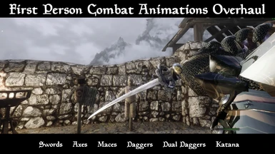 First Person Combat Animations Overhaul (superceded)