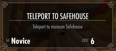 Safehouse Teleport - Legacy of the Dragonborn
