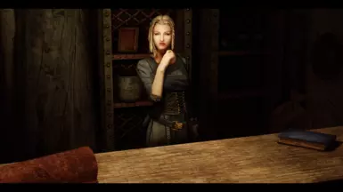 Eira sells the accessories- Belethor's Shop
