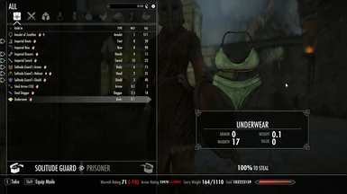 Equippable Underwear for NPCs at Skyrim Special Edition Nexus