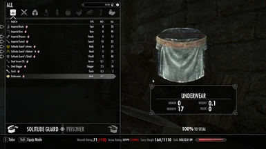 Equippable Underwear for NPCs at Skyrim Special Edition Nexus - Mods and  Community