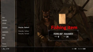 Fishing CC DLC - items added