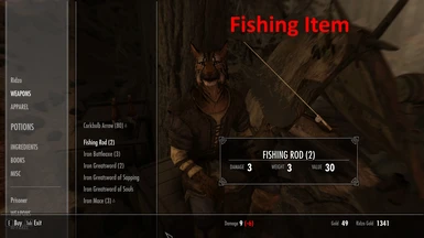 Fishing CC DLC - items added