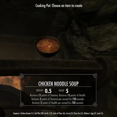 Chicken Noodle Soup Crafting 1.3
