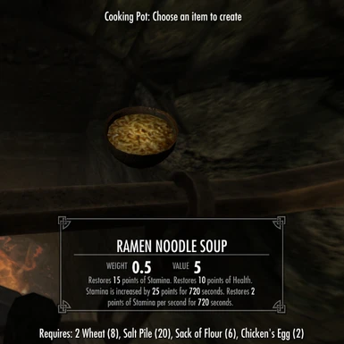 Ramen Noodle Soup Crafting 1.3