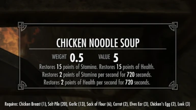 Chicken Noodle Soup Crafting 1.4