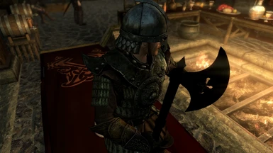 Scaled helm, Orcish armor, Ebony waraxe