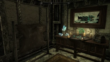 Crafting room enchanter station and tanning rack