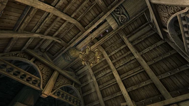 Alvor's house Whiterun style ceiling
