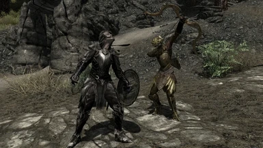 Ebony and Elven in action