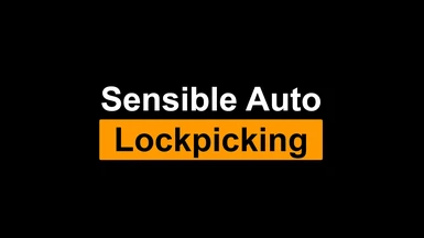 Sensible Auto Lockpicking