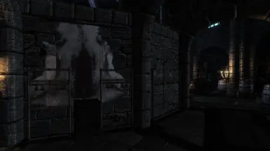 The weapon racks