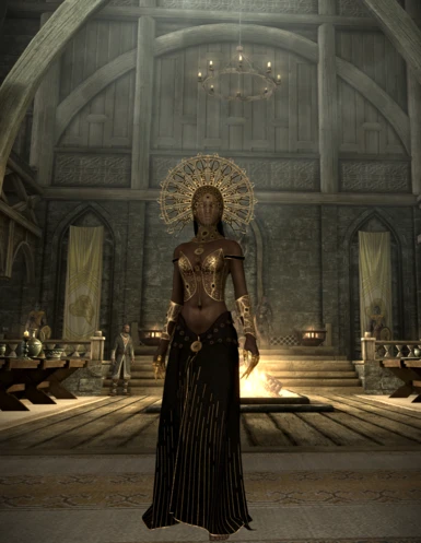 These robes give Queen of the Damned vibes. Perfect for my vampire playthrough. Thank you!