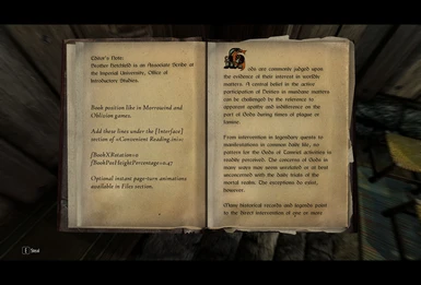 Optional book position like in old TES games. Read sticky post.