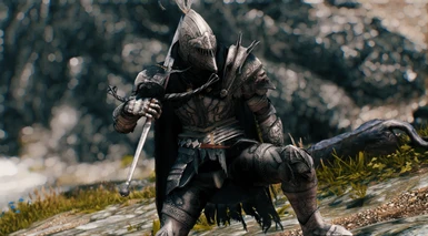 Knights of Thorn Armor and weapons set at Skyrim Special Edition Nexus ...