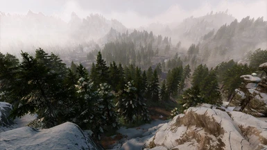 Dyndolod 3, trees for miles and miles!