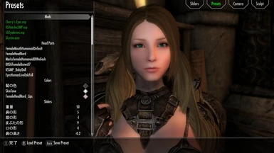 Character edit screen Nord2