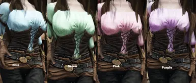 Docteure's Color Options for Pirate Shirt
