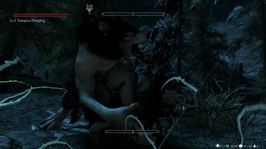Mauling a Vampire in Werebeast Form