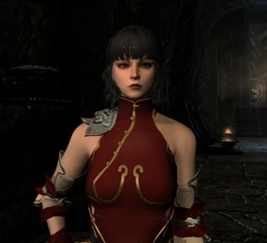 Minor hair change, and my favorite armor mod