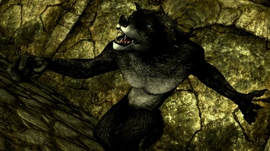 Werewolf's face animating while attacking