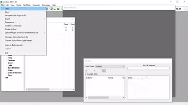 Open Creation Kit, Select File, Data...