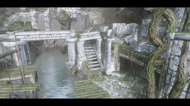new archway with stairs - plus markarth mossy af patch