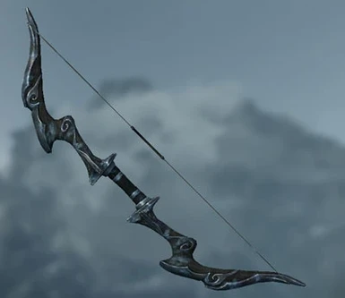 The Eldar Scrolls V Skyrim Cosplay Prop Nightingale Bow Version 01 image