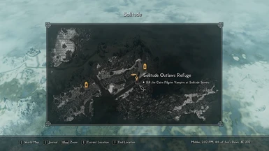 The quest marker may be pointing to Outlaws Refuge if you're using it's patch for Skyrim Sewers