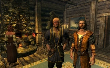 Talsgar the Wanderer with fellow Bard Janzen