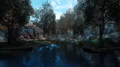 With Bjorn ENB and Reshade, Weathers for ENB, EVLAS, and several flora/texture mods.