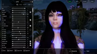 My edit (Notice how the mouth looks cleaner and the only shadows now come from the game)