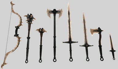 skyrim dragon swords