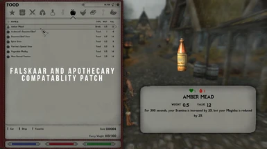 Apothecary and Apothecary Food and Drink Addon - Falskaar patches