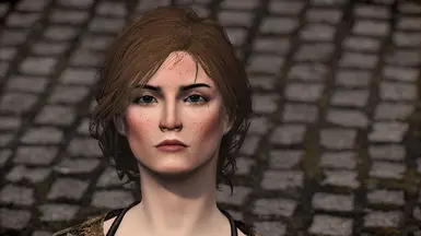 Frightened woman 