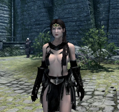 The Same Character With Mods Installed Skyrim SE