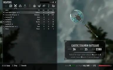 Enchanted Stalhrim Battleaxe
