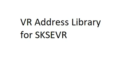 VR Address Library for SKSEVR