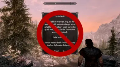 How to make Skyrim a survival game