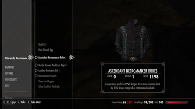 Special versions of the robe from the Creation are distributed but still rare