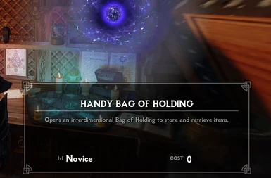 Handy Bag of Holding Spell