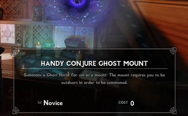 Handy Conjure Ghost Mount