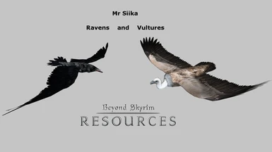 Mr. Siika Ravens and Vultures for Skyrim SE