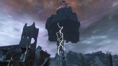 Epic view of the house from the Soul Cairn.