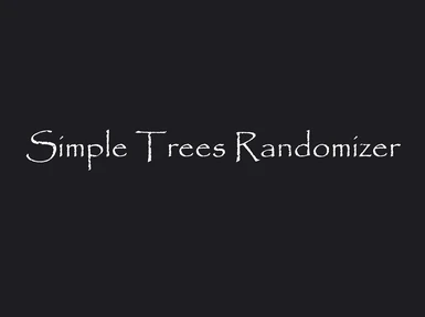 Simple Trees Randomizer