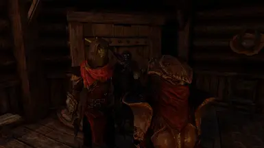 A khajiit, argonian, and a dunmer walk into a bar...