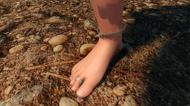 Silver Anklet and Toe Ring